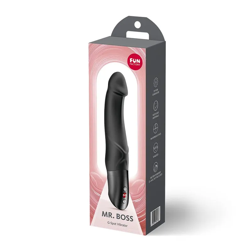 Вібратор для точки G Fun Factory Mr. Boss Raspberry, 10 режимів