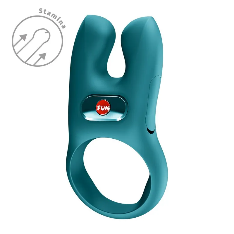 Ерекційне віброкільце Fun Factory NŌS CLASSIC Bottle Green, 2 мотори