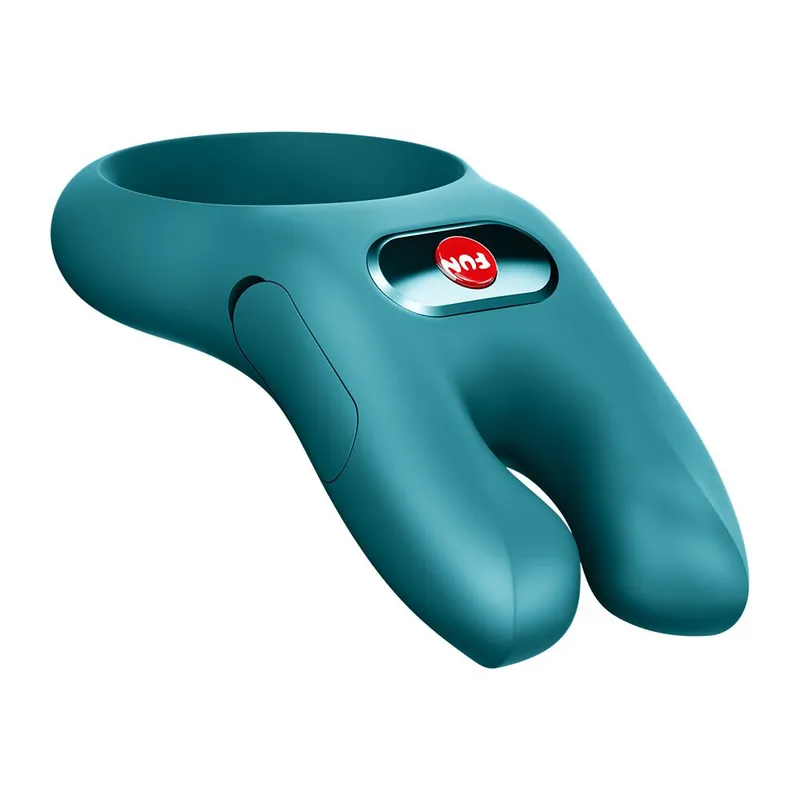 Ерекційне віброкільце Fun Factory NŌS CLASSIC Bottle Green, 2 мотори