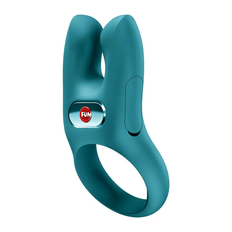 Ерекційне віброкільце Fun Factory NŌS CLASSIC Bottle Green, 2 мотори