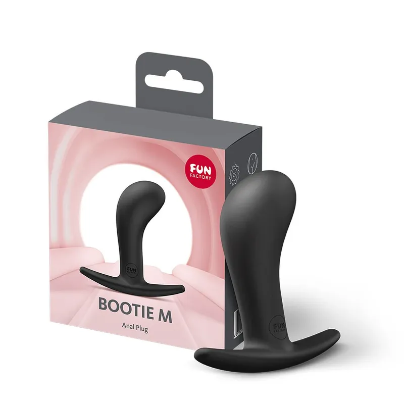 Анальна пробка Fun Factory BOOTIE M Black, діаметр 1,7–3,5 см