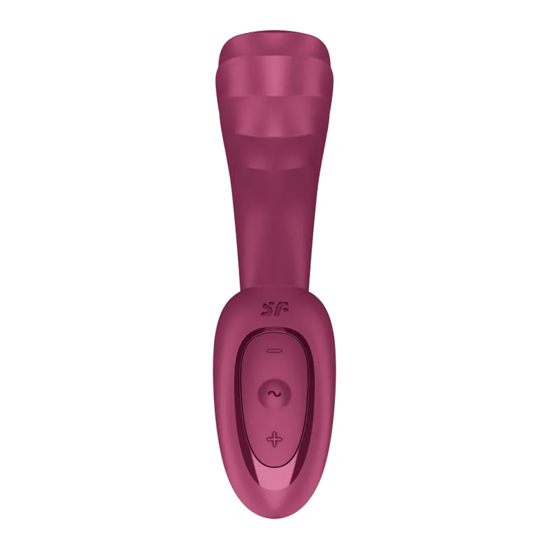 Вагінально-кліторальний вібратор Satisfyer G for Goddess 3 Wine Red