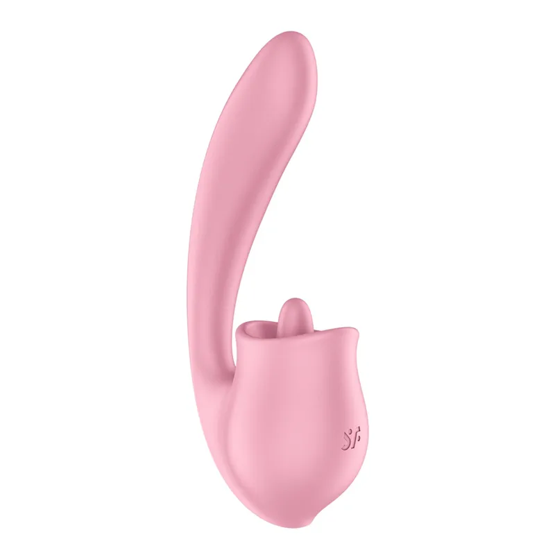 Вагінально-кліторальний вібратор Satisfyer Tongue Genius