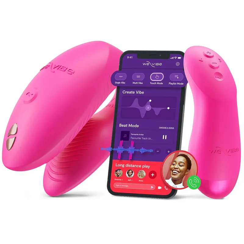 Смарт-вібратор для пар We-Vibe Chorus Pro Electric Pink
