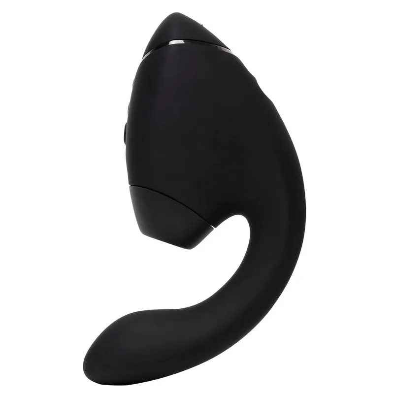 Вакуумний кліторальний стимулятор з вібрацією Womanizer Next Duo - Black