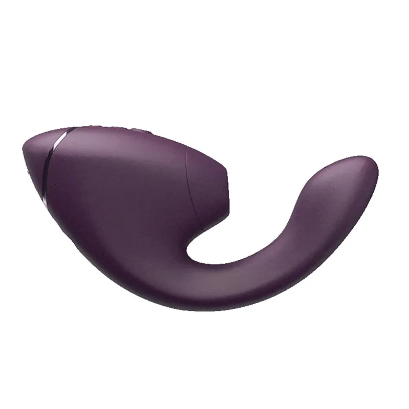 Вакуумний кліторальний стимулятор з вібрацією Womanizer Next Duo, Dark Purple