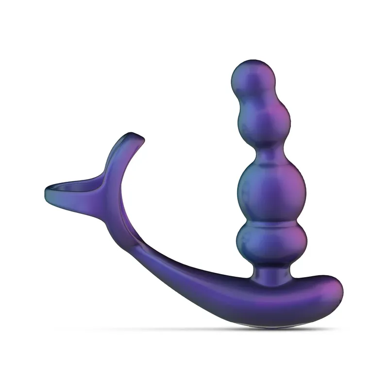 Анальний вібратор з ерекційним кільцем Hueman Stellar Force Anal Beads with Cockring