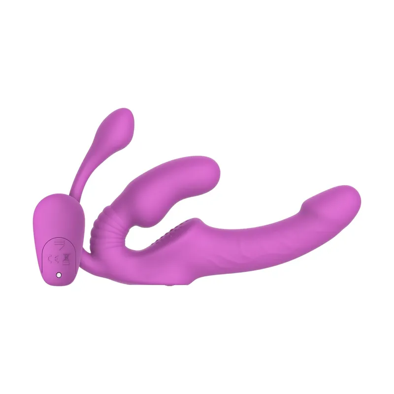Безремінний страпон Teazers Strapless Strap-On with Anal Plug