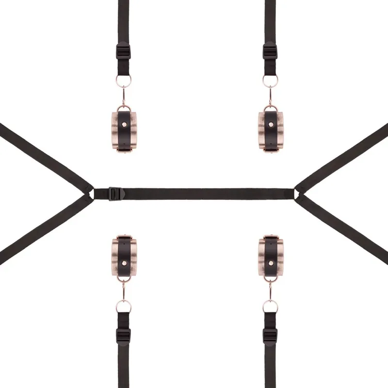 Фіксатор рук і ніг для ліжка Rosy Gold Under-Mattress Restraint Set