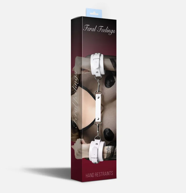 Наручники Feral Feelings Hand Restraints White, натуральна шкіра