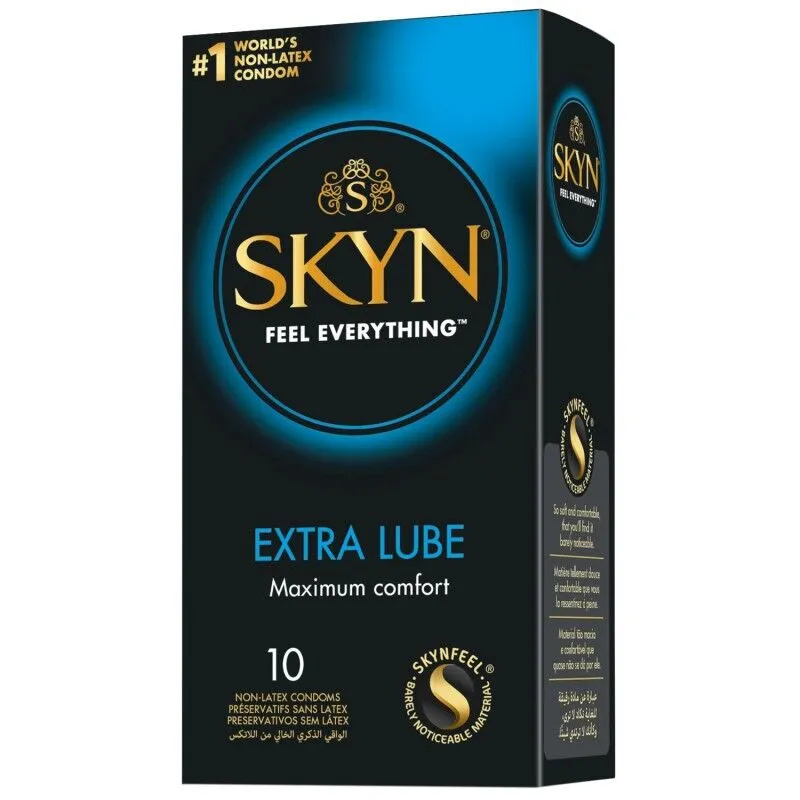 Безлатексні презервативи SKYN Extra Lube, 10 шт
