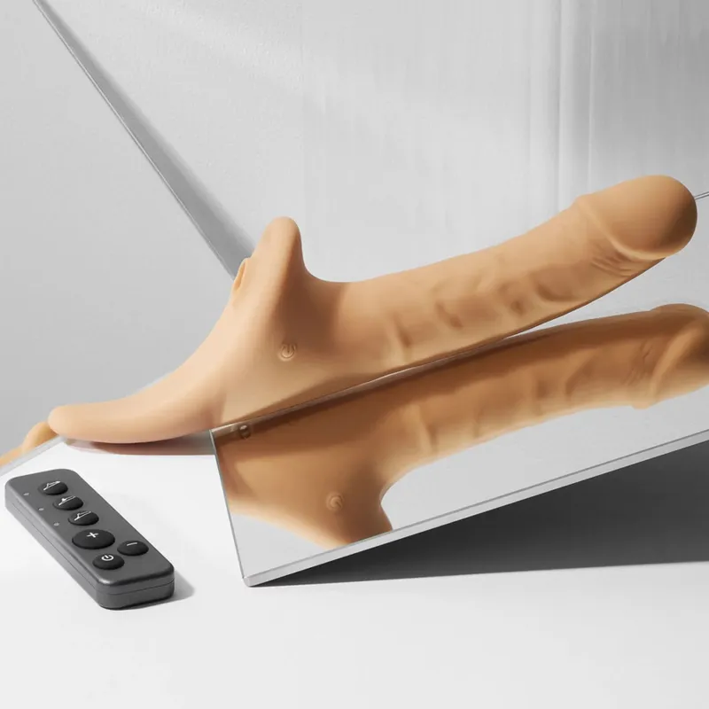 Вібронасадка для страпону Strap-On-Me Multi Orgasm Realistic Dildo M Vanilla
