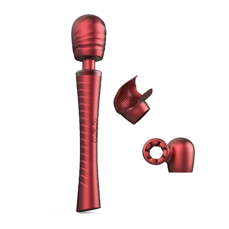 Вібромасажер-мікрофон Manwan MAN.WAND EDGY Velvet Red