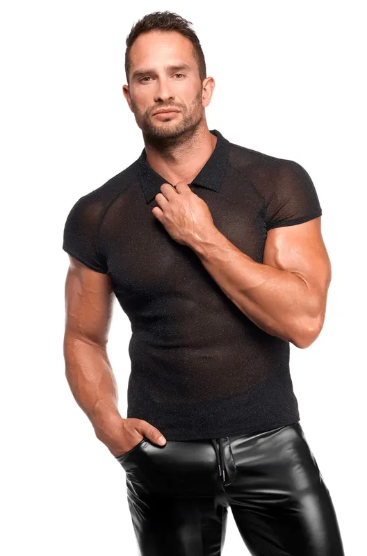 Чоловіче поло Noir Handmade H082 Onyx veil polo, розмір XXL