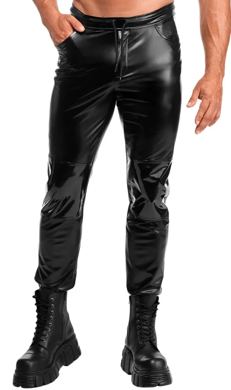 Чоловічі лаковані брюки Noir Handmade H087 Rogue pants, розмір S