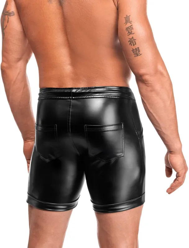 Чоловічі лаковані шорти Noir Handmade H088 Rogue shorts, розмір XXL