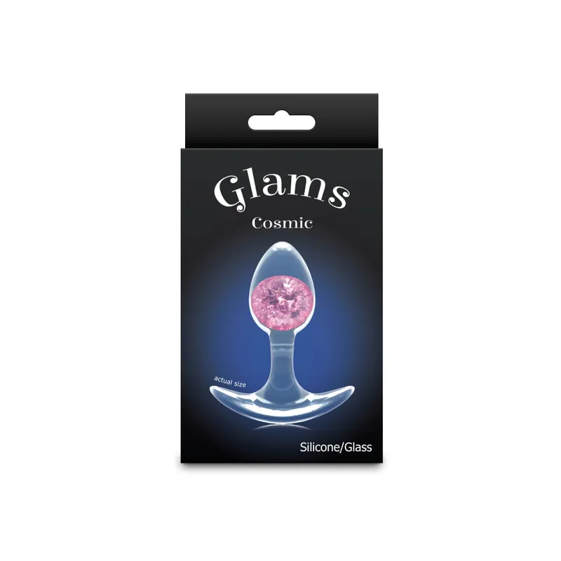 Анальна пробка NS Novelties Cosmic Glams Small Pink