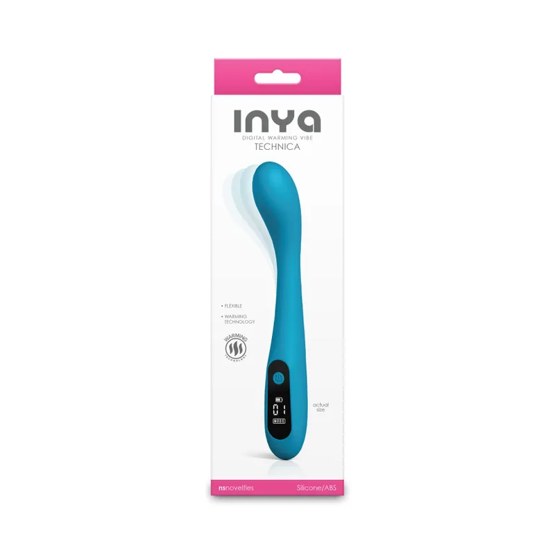 Вібратор NS Novelties INYA - Technica - Teal, для точки G