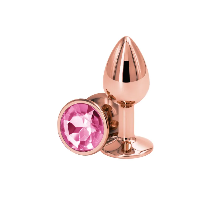 Анальна пробка NS Novelties Rear Assets Rose Gold Small, рожева