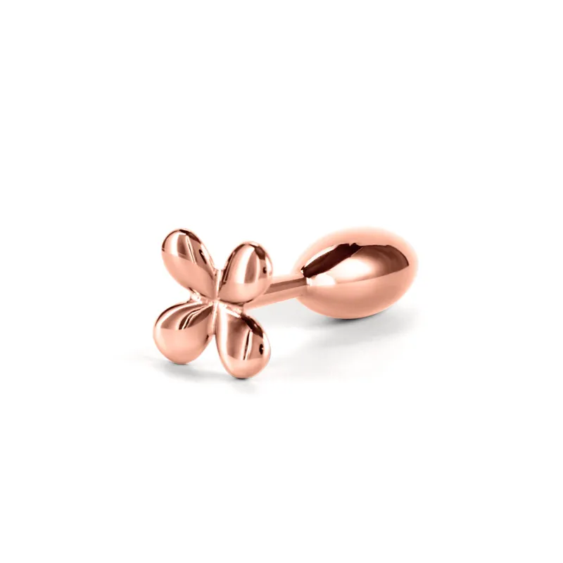 Анальна пробка NS Novelties Rear Assets Clover Rose Gold