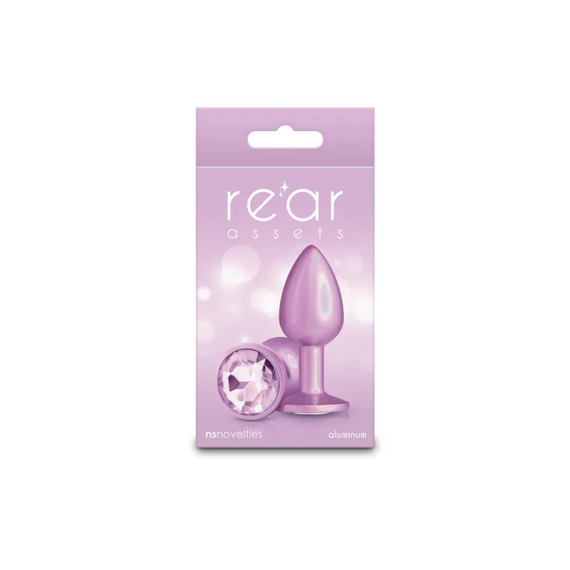 Анальна пробка NS Novelties Rear Assets Iridescent Pink Small