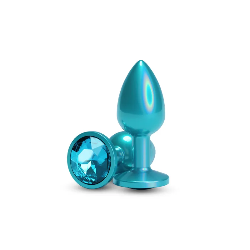 Анальна пробка NS Novelties Rear Assets Iridescent Teal Small