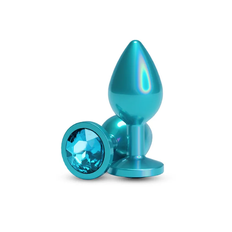 Анальна пробка NS Novelties Rear Assets Iridescent Teal, Medium