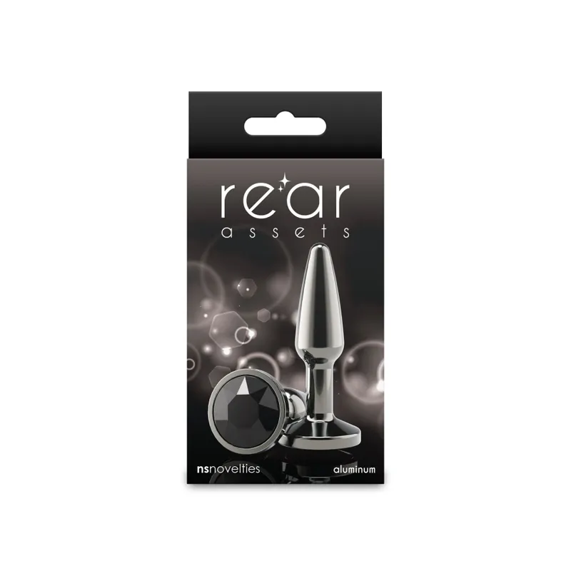 Анальна пробка NS Novelties Rear Assets Tapered Small, Gunmetal/Black