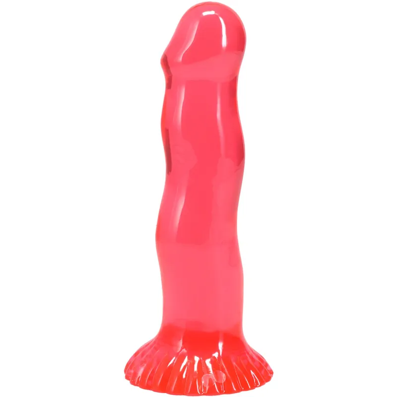 Набір фалоімітаторів Doc Johnson Crystal Jellies Dong Starter Set - фіолетовий, рожевий, зелений