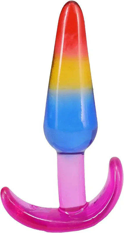 Набір анальних пробок Doc Johnson Crystal Jellies Anal Trainer Set Rainbow