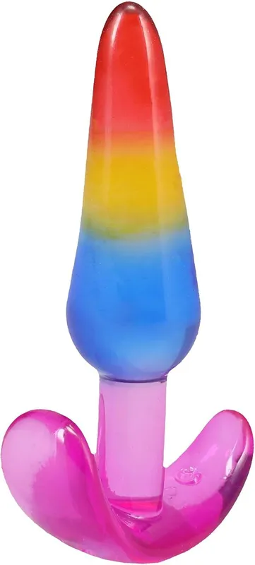 Набір анальних пробок Doc Johnson Crystal Jellies Anal Trainer Set Rainbow
