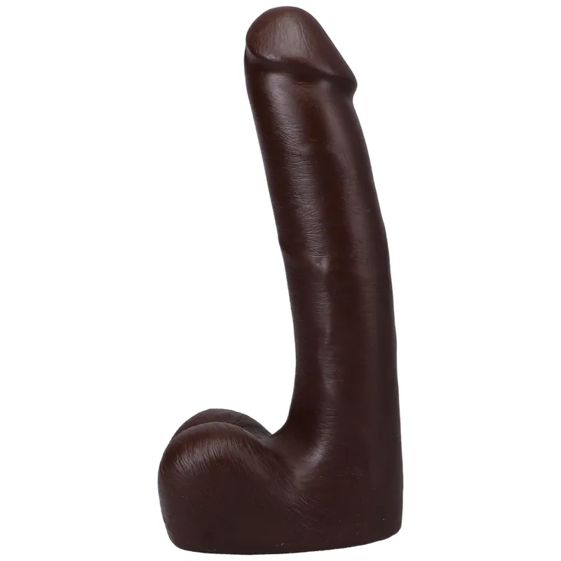 Фалоімітатор Doc Johnson The Realistic Cock ULTRASKYN 9 Inch with Balls Chocolate
