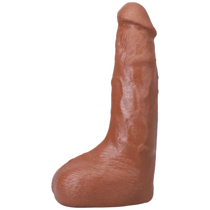 Фалоімітатор із сім'явипорскуванням Doc Johnson The Realistic Cock ULTRASKYN 9,5 Inch Caramel