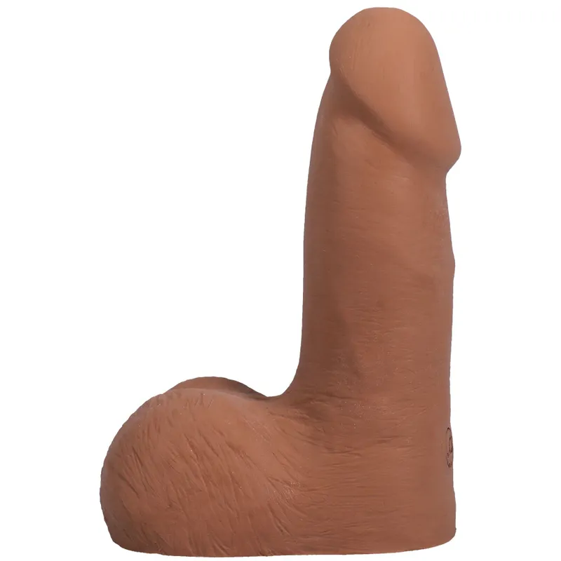 Фалоімітатор Doc Johnson The Realistic Cock ULTRASKYN 5 Inch with Balls Caramel