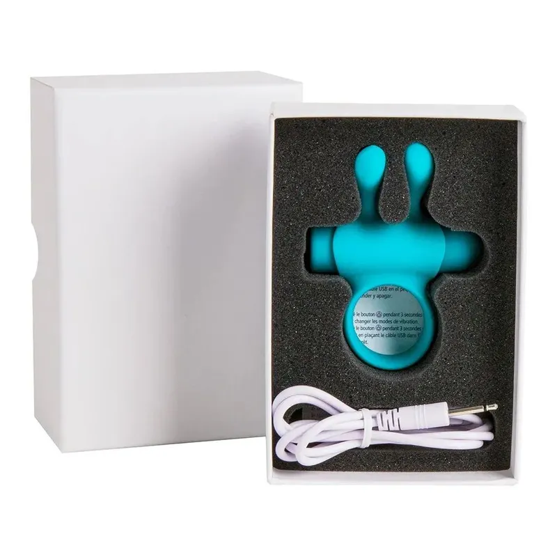 Ерекційне віброкільце S Pleasures Premium Rabbit Ring, яскраво-рожеве, зі змінною вібропулею