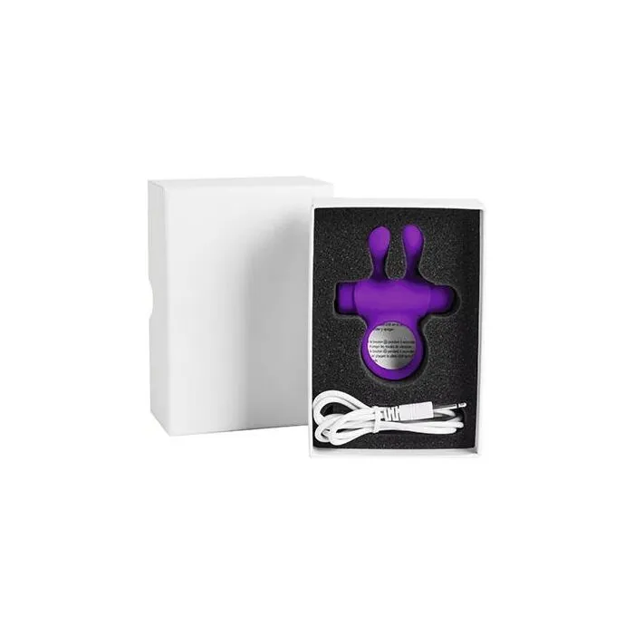 Ерекційне віброкільце S Pleasures Premium Rabbit Ring, зі знімною вібропулею та вушками