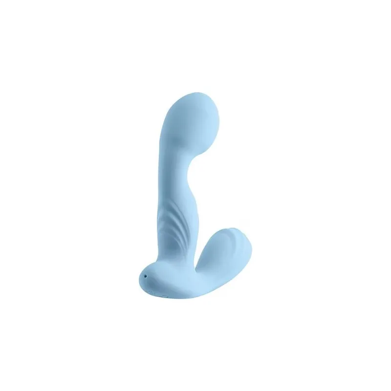 Вібромасажер простати S Pleasures Premium FUZZY з пультом ДУ, чорний