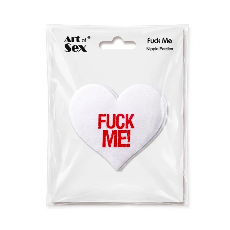 Пестиси-сердечка Art of Sex - Fuck me, білі