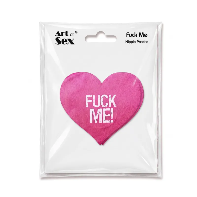 Пестиси-сердечка Art of Sex - Fuck me, рожеві