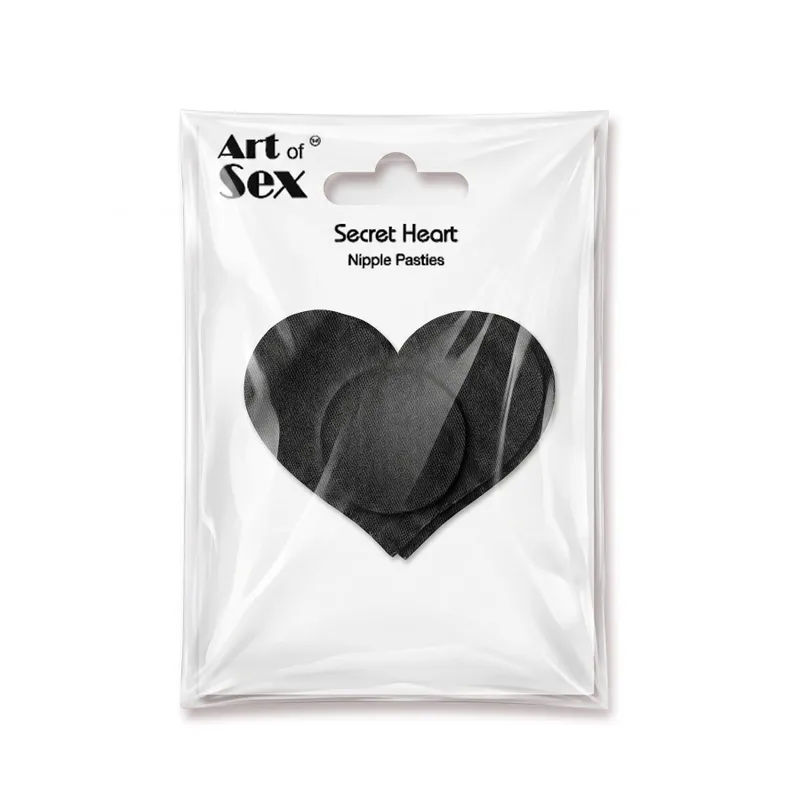 Пестиси-сердечка Art of Sex - Secret Heart, чорні