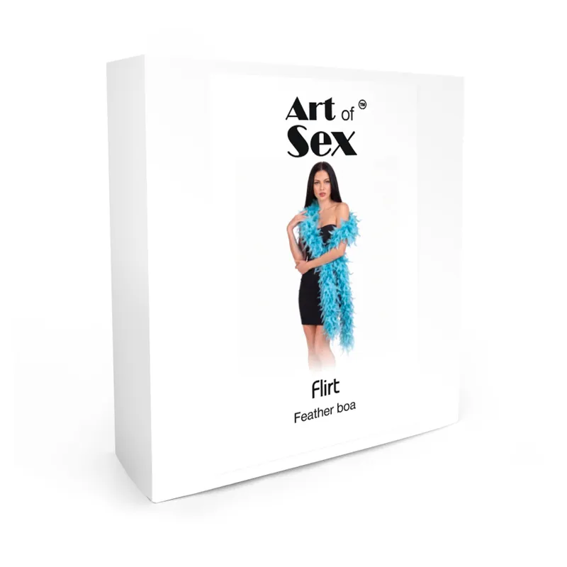 Боа з пір'я Art of Sex, довжина 2 метри, колір блакитний