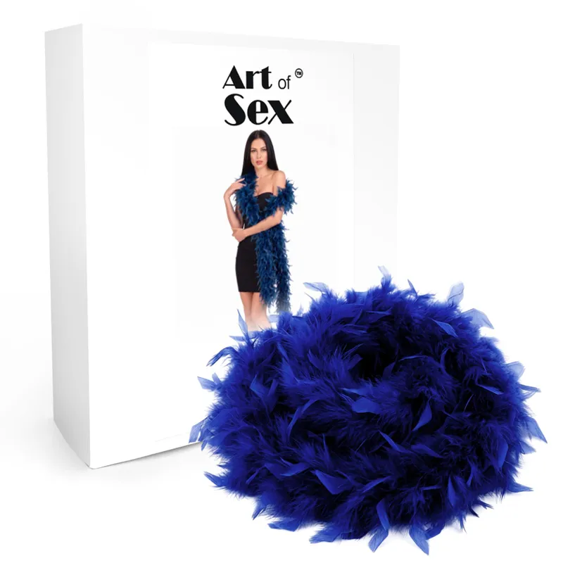 Боа з пір'я Art of Sex, довжина 2 метри, синє