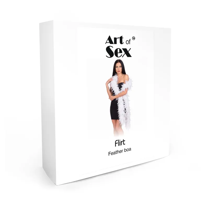 Боа з пір'я Art of Sex, довжина 2 метри, колір білий
