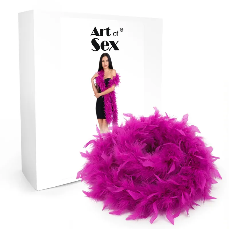 Боа з пір'я Art of Sex, довжина 2 метри, колір маджента