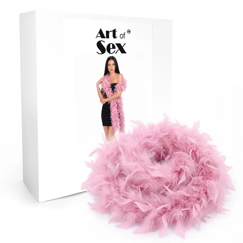 Боа з пір'я Art of Sex, довжина 2 метри, рожевий колір