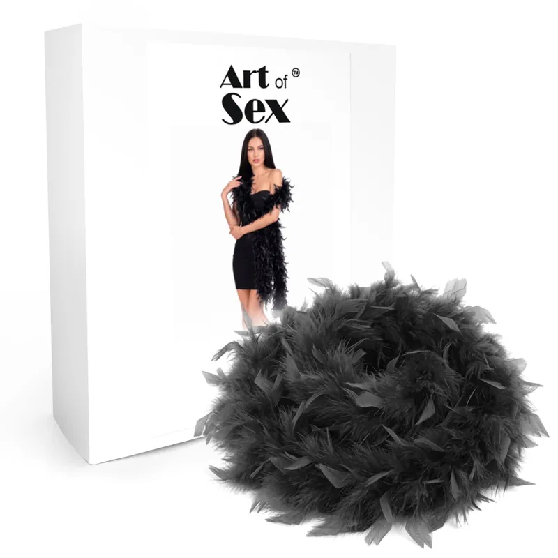 Боа з пір'я Art of Sex, довжина 2 метри, чорне