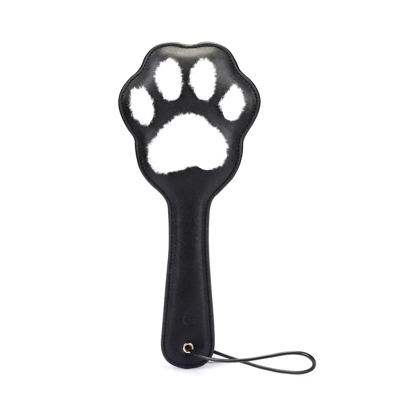 Паддл у формі котячої лапки Liebe Seele Round Paddle Black/White