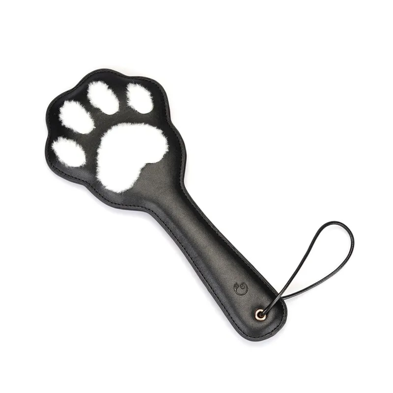 Паддл у формі котячої лапки Liebe Seele Round Paddle Black/White