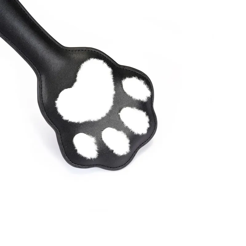 Паддл у формі котячої лапки Liebe Seele Round Paddle Black/White