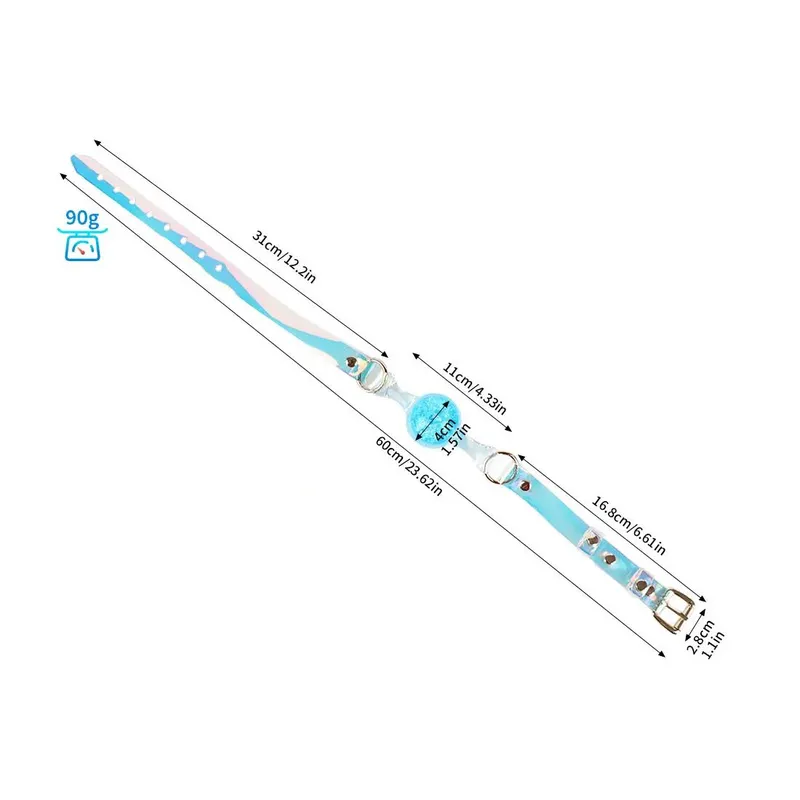 Кляп Liebe Seele Crystal Ball Gag Blue (Small Ball)